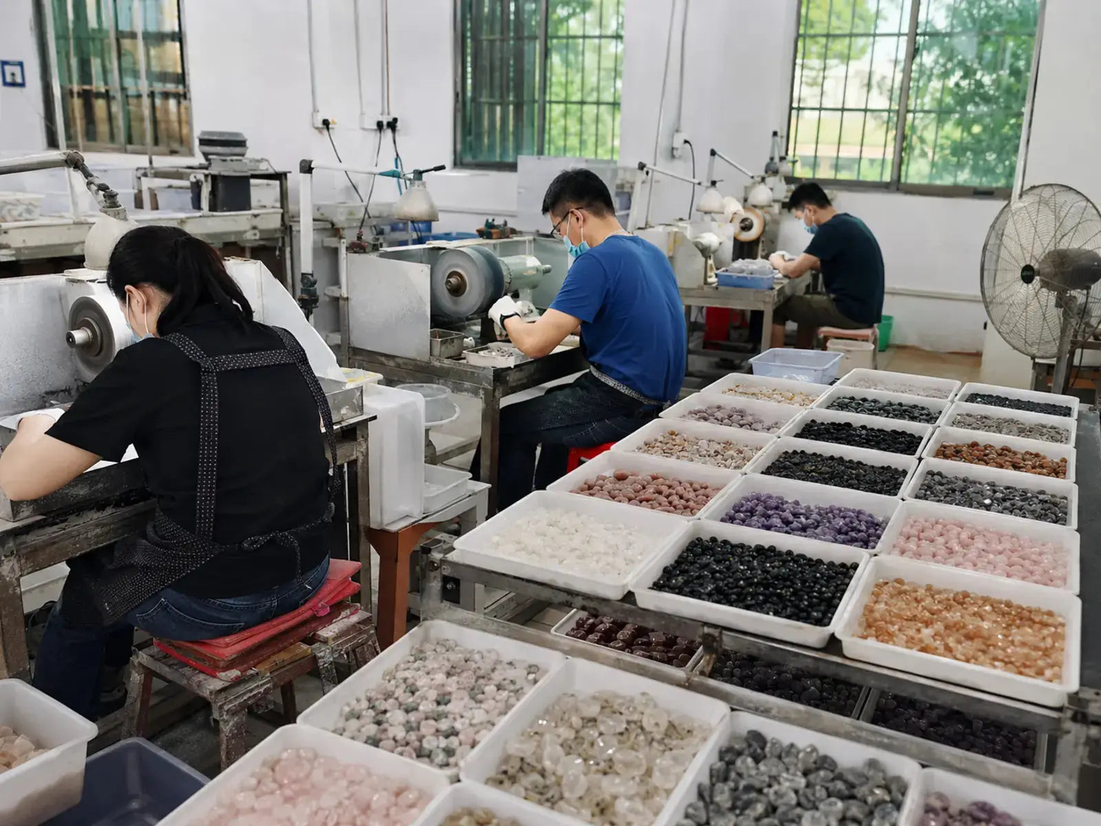 In-house production and partner factory network