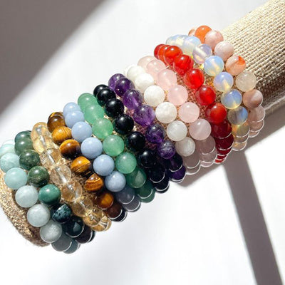 Elegant Healing Crystal Bracelets: Perfect Gifts for Balance, Protection, & Calming Energy