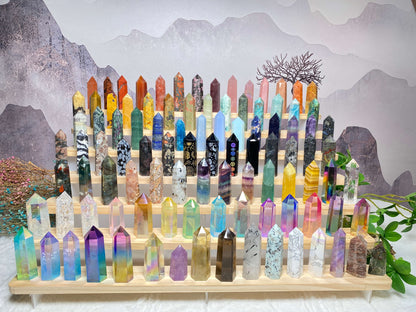 Crystal tower Wholesale nutural healing 100 kinds No.1-70