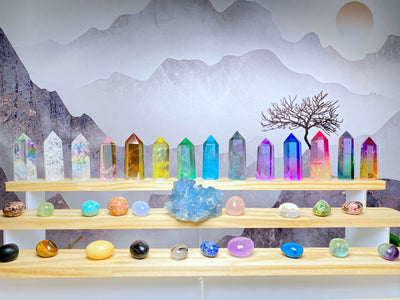 Crystal tower Wholesale nutural healing 100 kinds No.71-100