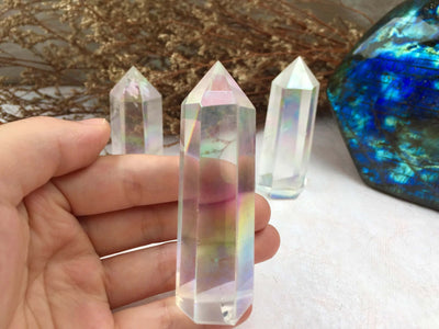 Aura Crystal quartz tower-point gifts for yourself and friends