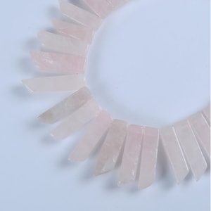 Pink Crystal Tower Beads – Natural Jewelry Making