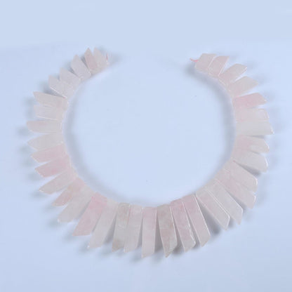 Pink Crystal Tower Beads – Natural Jewelry Making