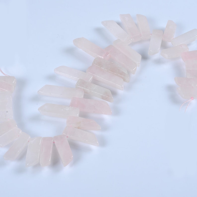 Pink Crystal Tower Beads – Natural Jewelry Making