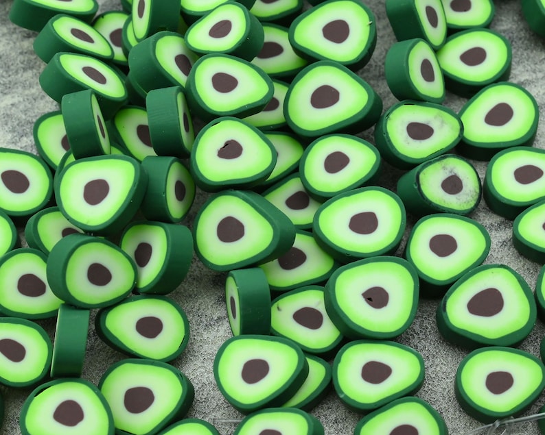 10mm Fruit Polymer Clay Beads,Polymer Wholesale Heishi Beads Collection: Polymer Clay & Vinyl Heishi for Dynamic Jewelry Designs