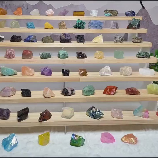 Wholesale Raw Crystals Gift Set, 70 Varieties, Aromatherapy Stones, Perfect for Aligning Seven Chakras, Unique Spiritual Healing Collection