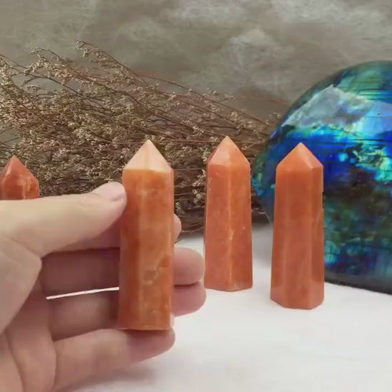 sunstone tower-point crystal tower gifts for friends new home gifts