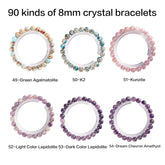 crystal bracelet 90 kinds of 8mm Natural bracelets