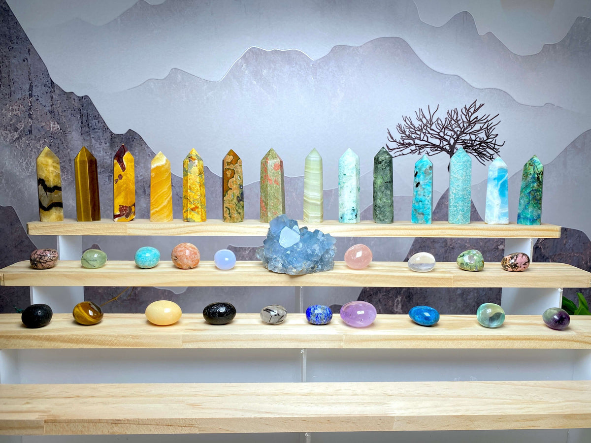 Crystal tower Wholesale nutural healing 100 kinds 400g