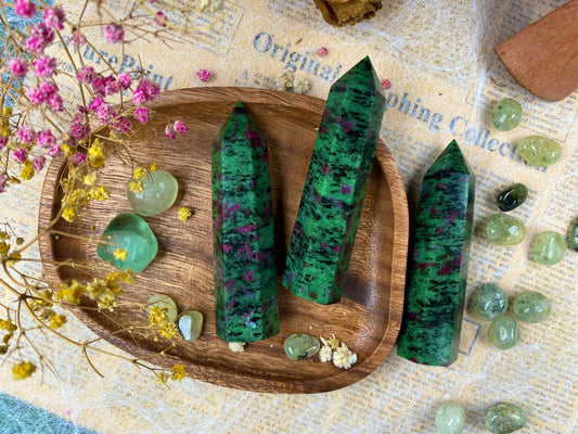 ruby zoisite  point  ruby zoisite  tower