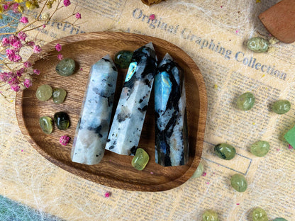 Moonstone Tower – Natural Crystal Point