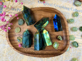 Labradorite Tower Metaphysical Crystal Reiki Mystical Intuition Stone