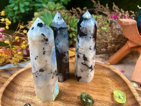 Moonstone tower Crystal Healing Metaphysical Crystal Emotional Balance Stone