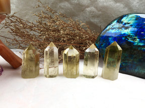 Citrine Tower, Citrine Point,Crystal Tower/Wand,Healing Crystal,Reiki Chakra Stone,Home Decor,For Gift