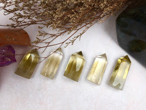 Citrine Tower, Citrine Point,Crystal Tower/Wand,Healing Crystal,Reiki Chakra Stone,Home Decor,For Gift