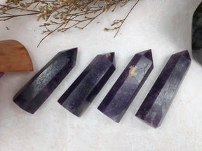 Exquisite Lepidolite Tower - A Symbol of Serenity & Balance for Home and Office, Enhances Personal Well-Being