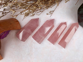 Meditation Rose Quartz Stone