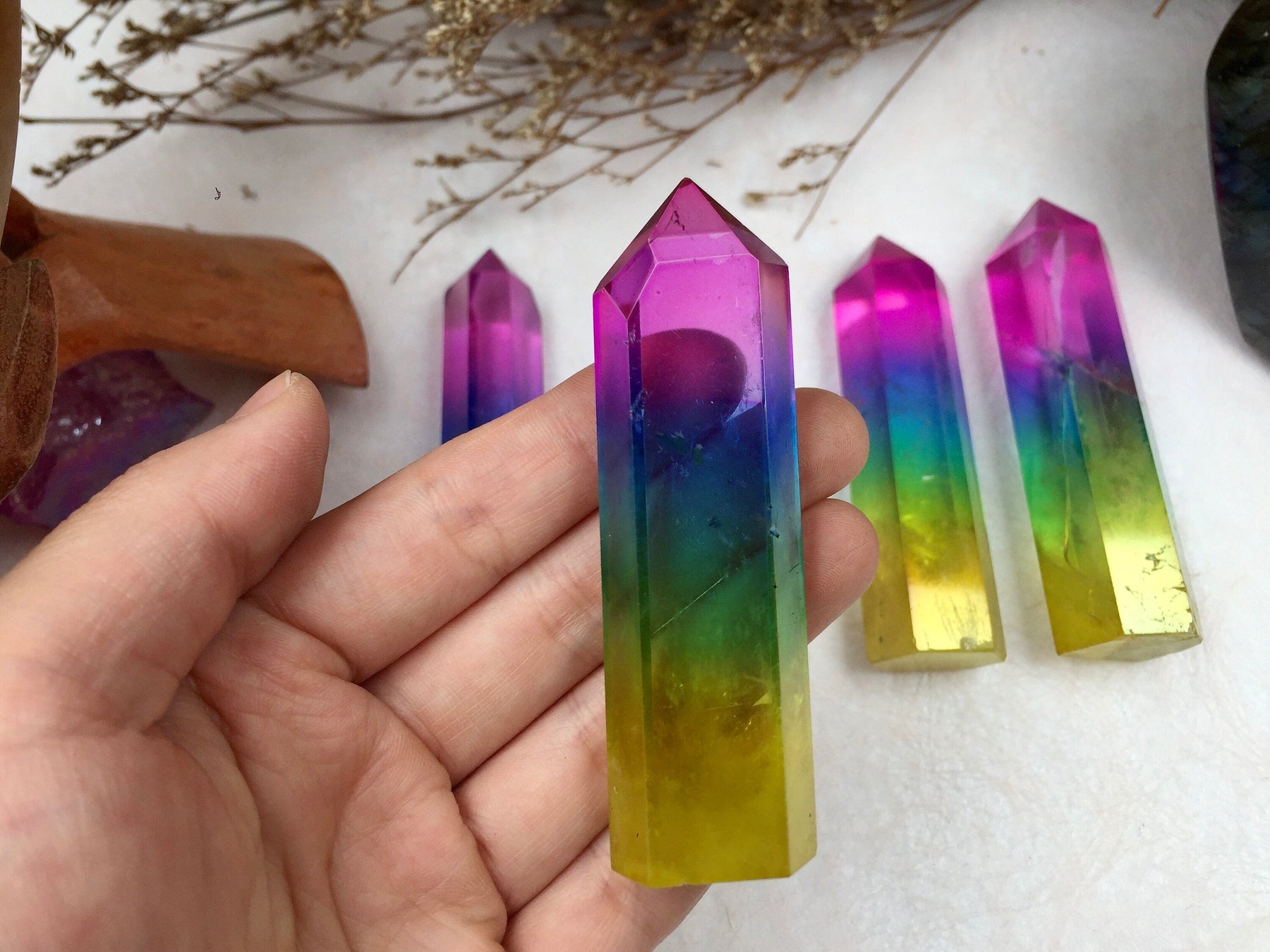 Arua Crystal quartz tower point