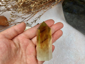 Citrine Tower, Citrine Point,Crystal Tower/Wand,Healing Crystal,Reiki Chakra Stone,Home Decor,For Gift