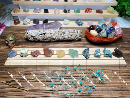 Wholesale Raw Crystals 31-Blue Celestine\n32-Yellow Howlite\n33-Strawberry Crystal\n34-Carnelian\n35-Qinghai Jasper\n36-Aventurine\n37-Smoky Quartz\n38-Citrine\n39-Fluorite