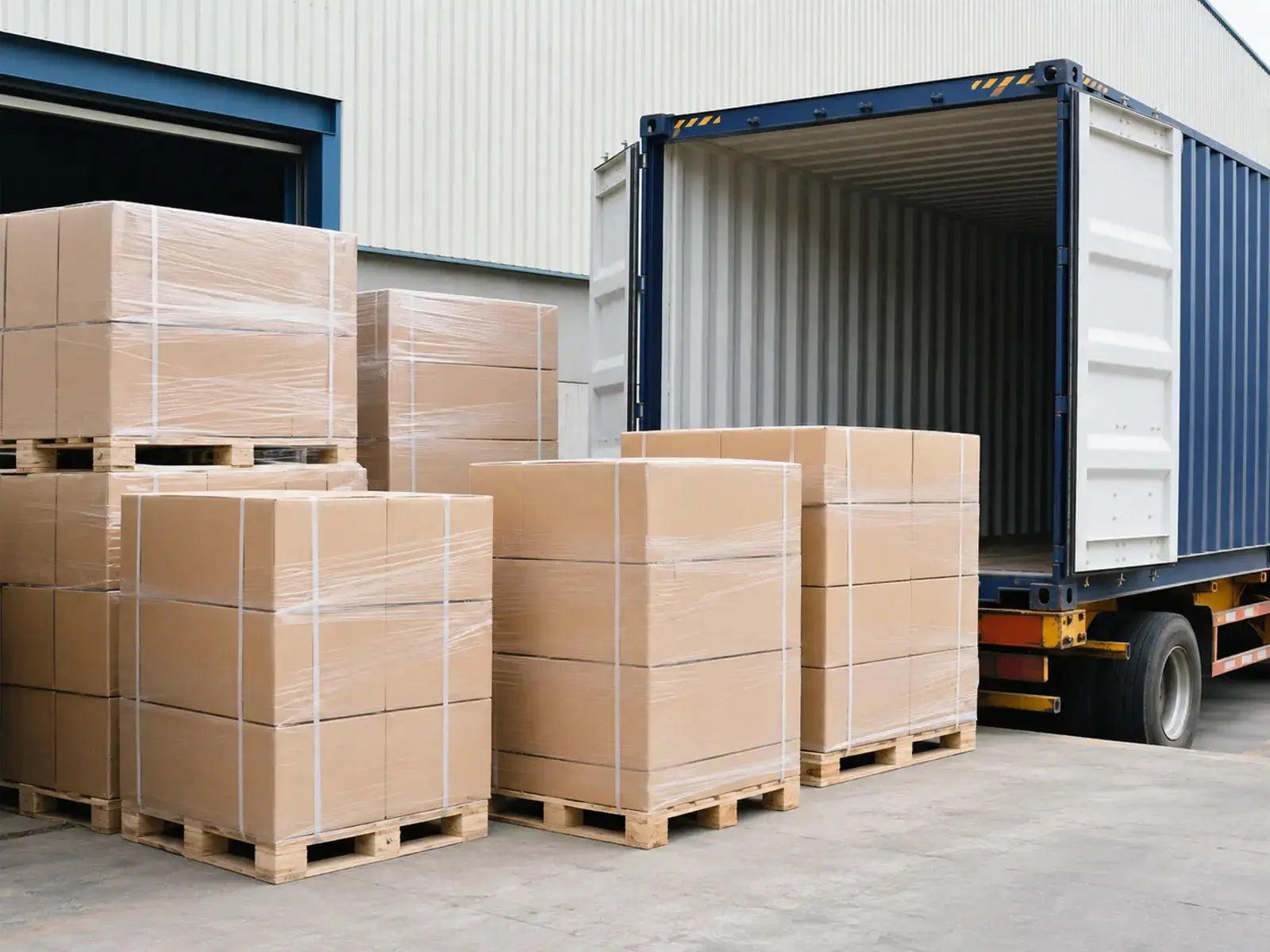Temporary shipping-arrangement image